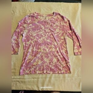 Studio Works Light Purple 3/4 Sleeve top